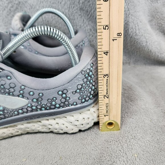 Brooks Shoes Womens Size 9 Glycerin 17 Gray Lace Up Athletic Sneakers - Picture 2 of 12
